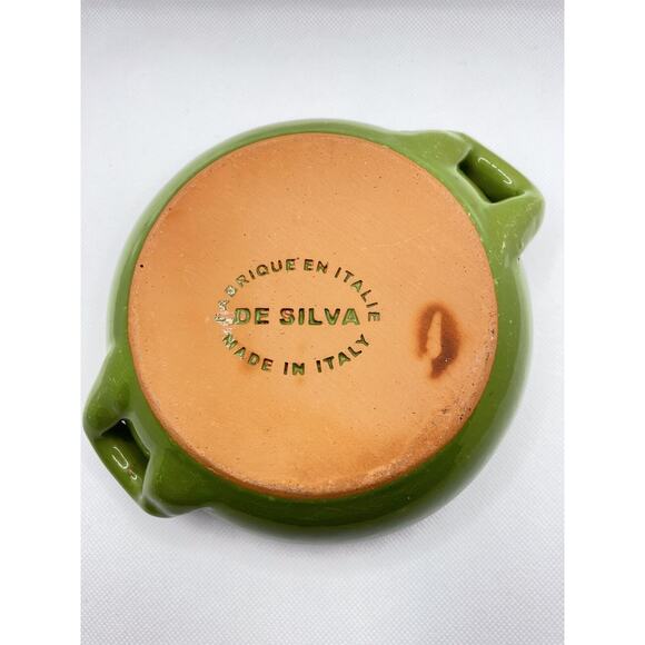 De SILVA Terracotta Soup Bowl Set Baking Oven Dish with Handle Made in Italy - Picture 4 of 7